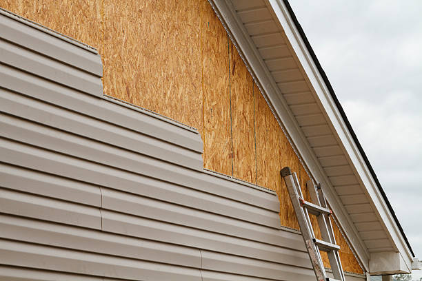 Professional Emergency Siding Repair technician working in Lovettsville, VA